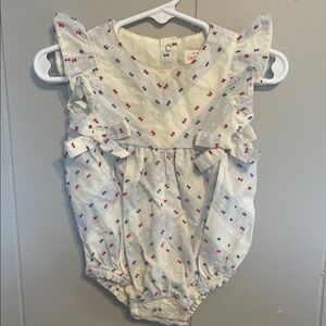 Cat & Jack Red, White, and Blue Bubble Romper